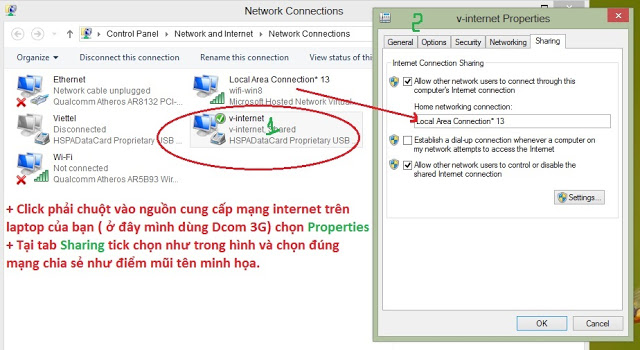 Dùng laptop phát Wifi trên windows 8 đơn giản hơn bạn tưởng