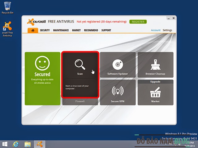 Phần mềm diệt virus miễn phí Avast Free Antivirus