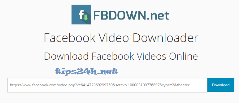 Cách tải video trên facebook về máy tính