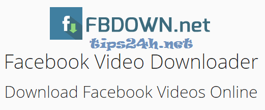 Cách tải video trên facebook về máy tính