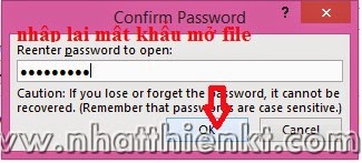 Hướng dẫn đặt mật khẩu bảo vệ Word 2013, Excel 2013