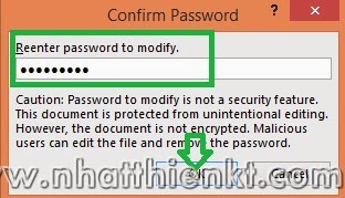 Hướng dẫn đặt mật khẩu bảo vệ Word 2013, Excel 2013