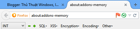Cách kiểm tra add-on nào trên firefox tốn Ram nhất