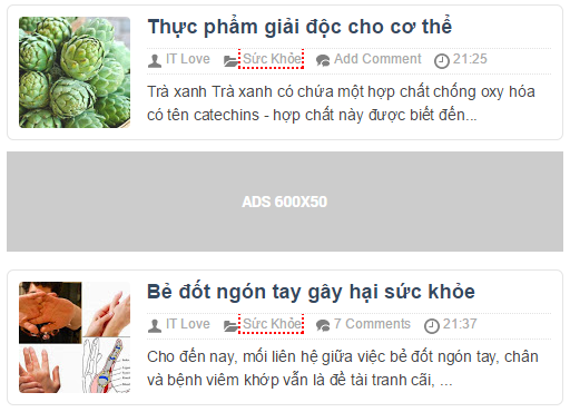 Thêm quảng cáo vào dưới bài viết đầu tiên trong blogspot