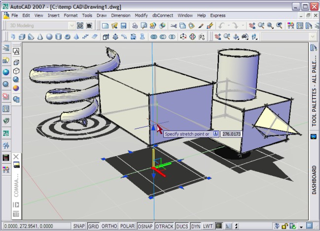 Giao diện AutoCAD 2007