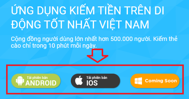 App uy tín kiếm tiền đổi thẻ điện thoại cực nhanh tháng 9/2016