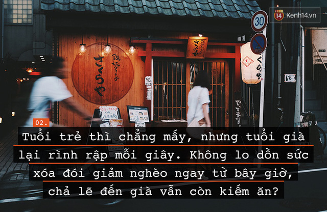 Không lo dồn sức xóa đói giảm nghèo ngay từ bây giờ, bạn định để khi già cả lú lẫn vẫn chạy vạy lo ăn lo mặc?