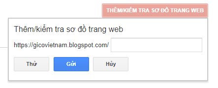 Thêm sơ đồ trang web