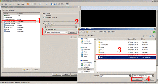 boot usb trên máy ảo vmware