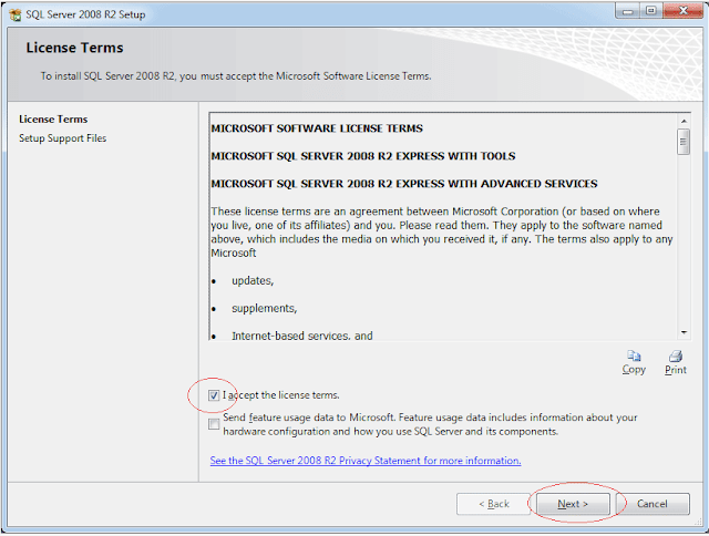 Cài đặt sql server 2008 r2