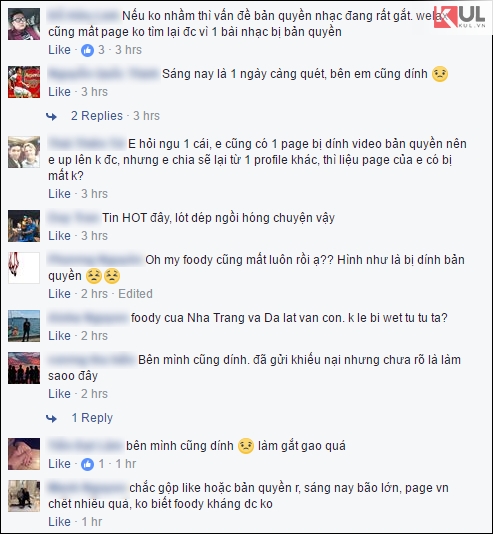 hàng loạt fanpage đột ngột biến mất