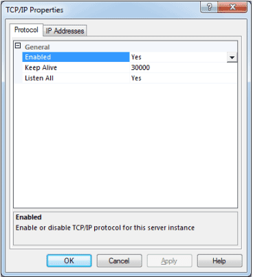 cấu hình sql 2008