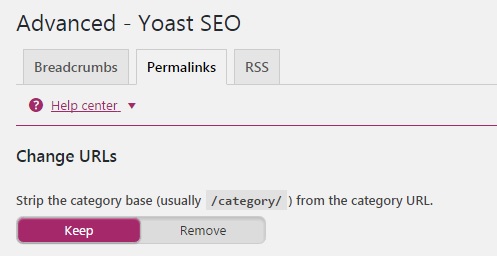 Xóa bỏ category trong wordpress bằng Plugin Yoast SEO