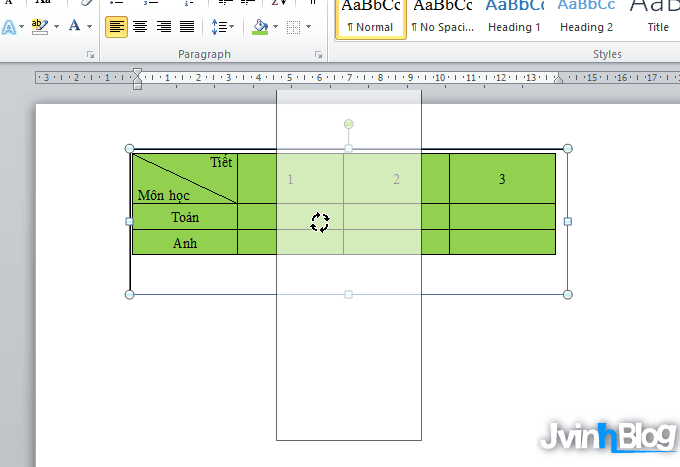 Cách xoay bảng trong Word hiệu quả (xoay ngang, dọc, chéo)
