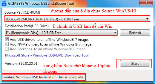 lỗi không cài được win trên main đời mới gigabyte