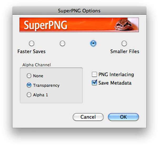 Plugin Photoshop SuperPNG