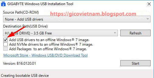 tich hop driver usb 3.0 vao win 7