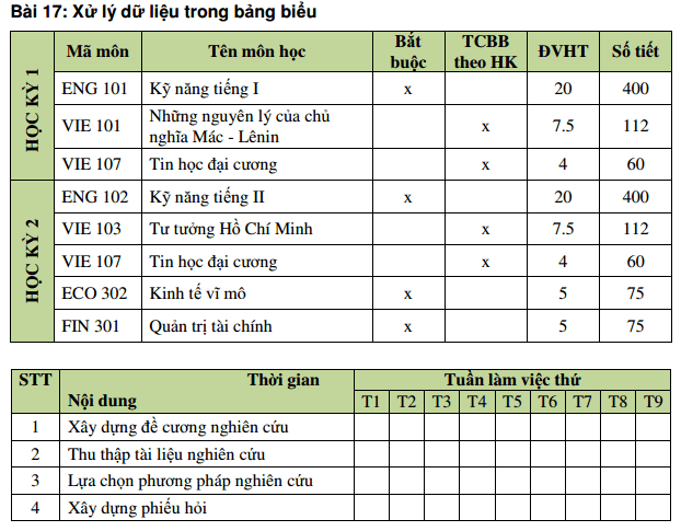 Làm bài tập tạo bảng trong Word chi tiết nhất (#1)