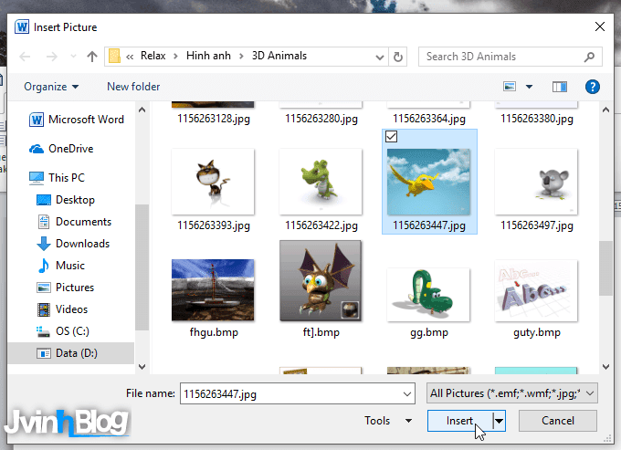 Cách chèn ảnh vào Word 2007, 2010, 2013, 2016 FULL