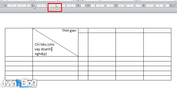 Làm bài tập tạo bảng trong Word (#2)