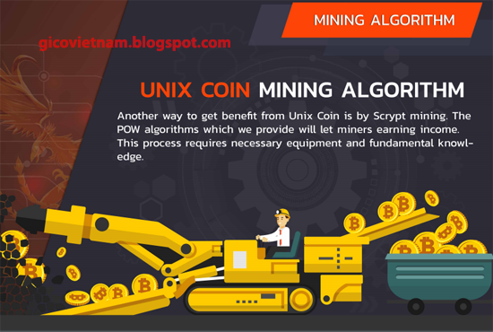 unix coin đào coin