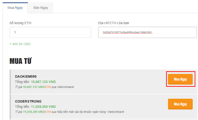 cách mua bán ethereum sàn remitano