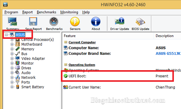 Cách xem máy tính dùng UEFI hay BIOS, MBR hay GPT